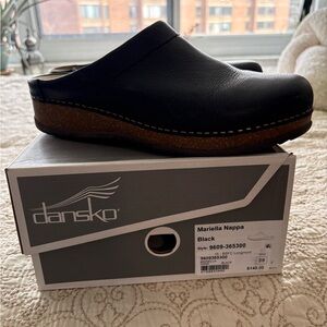 Dansko Mariella Nappa Cork Slip-ons Size 39